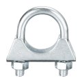Muffler U-bolt Clamps For 25mm 1 Diameter Exhaust Tail Pipe 1pcs U Clamp Saddle Type 