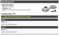 Front And Rear Wheel Bearing Hub Repair Kit Compatible With 2008-2015 Audi A5 Quattro
