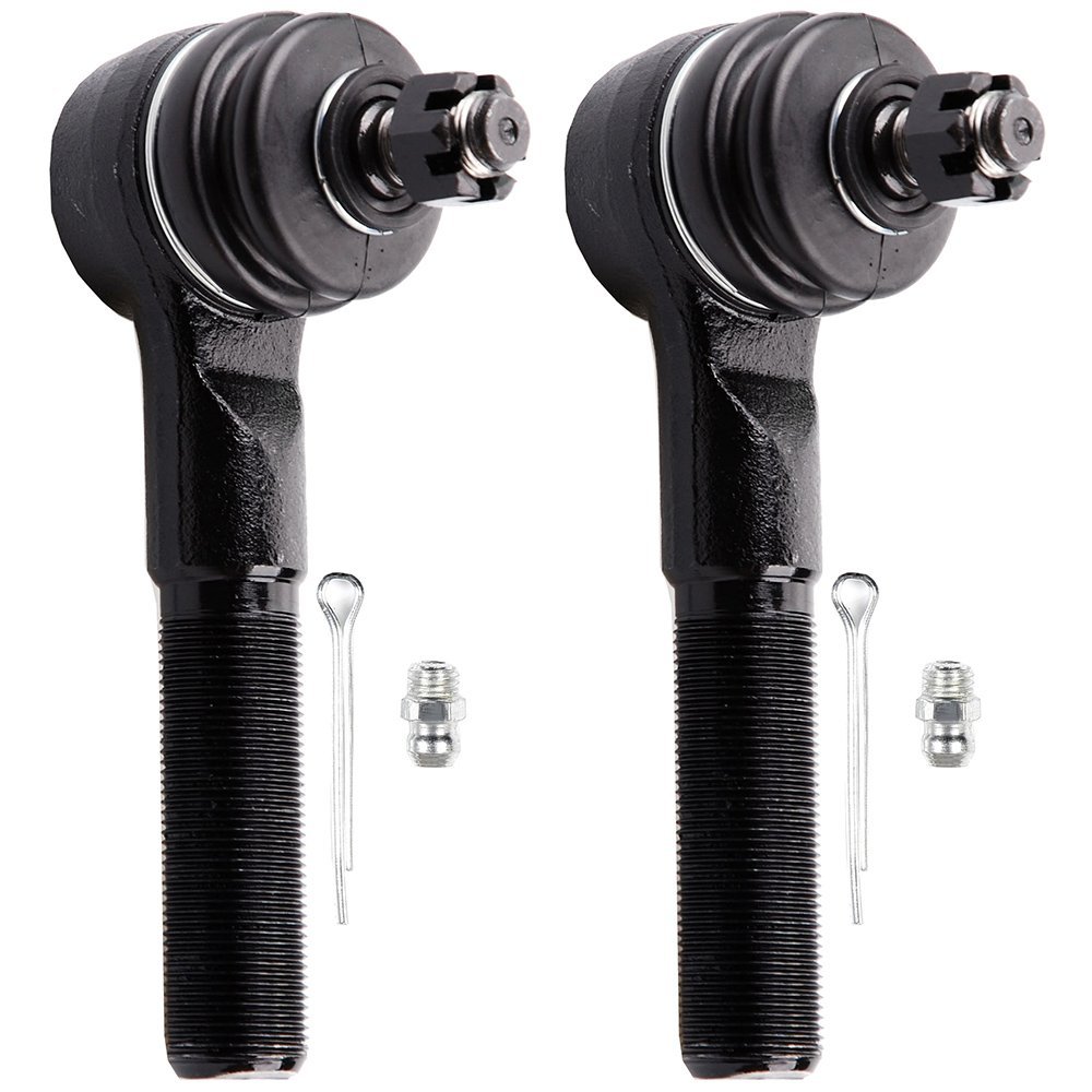 2-piece Outer Tie Rods At Pitman Arm Fit 91-01 For Jeep Cherokee 91-92 Comanche 93-98 Grand 93-93 Wagoneer 97-06 Tj 91-95