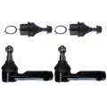 4-piece Outer Tie Rod End Lower Ball Joint Fit 2004-2008 Ford F-150 2006-2008 For Lincoln Mark Lt 