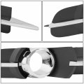 Gm1039115 Bumper Insert Compatible With Chevrolet Malibu 2008-2012 Passenger Right Side Matte Polished Black Chrome