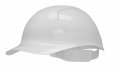 Bullard Non-vented Plastic Bump Cap With Polyester Browpad White 