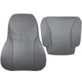 Front Driver Side Backrest And Bottom Seat Cover Gray Artificial Leather For International 4200 4300 4400 Air Ride 2001 2007 