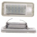 Polarlander 2pcs White 3w 18 Smd Led Number License Plate Light Bulb