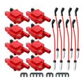 Hoypeyfiy 8 Packs Uf413 C1511 Ignition Coil Spark Plug Wires Kit Replacement For Chevy Silverado Avalanche 4 8l 5 3l 6 0l 