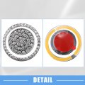 A Absopro Engine Start Stop Ignition Button Overlay Cover Decal Interior Trim Sticker For Range Rover Velar Evoque Sport