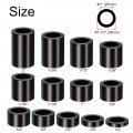 Uxcell 13pcs Axle Reducer Spacer Set 1-1 2 Wheel For 1 Reducing Bushing Arbor Adapters Motorcycle Grinding Wheels Black Cnc