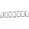 Evan Fischer Grille Trim Set Of 7 For 2011-2017 Jeep Compass Ch1210111 