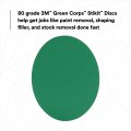 3m Green Corps Stikit Sanding Discs 01549 No Hole 8 In 80 Grade Pack Of 50 Production For Coating Removal Metal Surfaces Auto