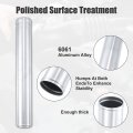 X Autohaux Od 2 76 70mm Length 19 69 500mm Aluminum Alloy Tube Intercooler Pipe Air Intake Silver Tone For Car