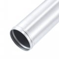 X Autohaux Od 2 76 70mm Length 19 69 500mm Aluminum Alloy Tube Intercooler Pipe Air Intake Silver Tone For Car