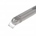 Uxcell Machine Tap 12-24 Unc Thread 2b Class 3 Flutes High Speed Steel Screw Threading Tapping Tool 2pcs
