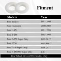2 Pcs Front Lower Suspension Coil Spring Insulators E8tz 5414 B For Ford F150 F250 F350 F450 F550 Bronco Excursion 2wd Only