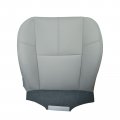 Carbhub Driver Passenger Bottom Top Seat Cover Gray Leather Fit For 2007-2014 Chevy Gmc Silverado Tahoe Suburban Avalanche