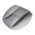 Carbhub Driver Passenger Bottom Top Seat Cover Gray Leather Fit For 2007-2014 Chevy Gmc Silverado Tahoe Suburban Avalanche