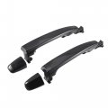 Acropix Rear Left Driver Right Passenger Side Exterior Door Handle Outside Fit For Toyota Sienna Pack Of 2 Black 