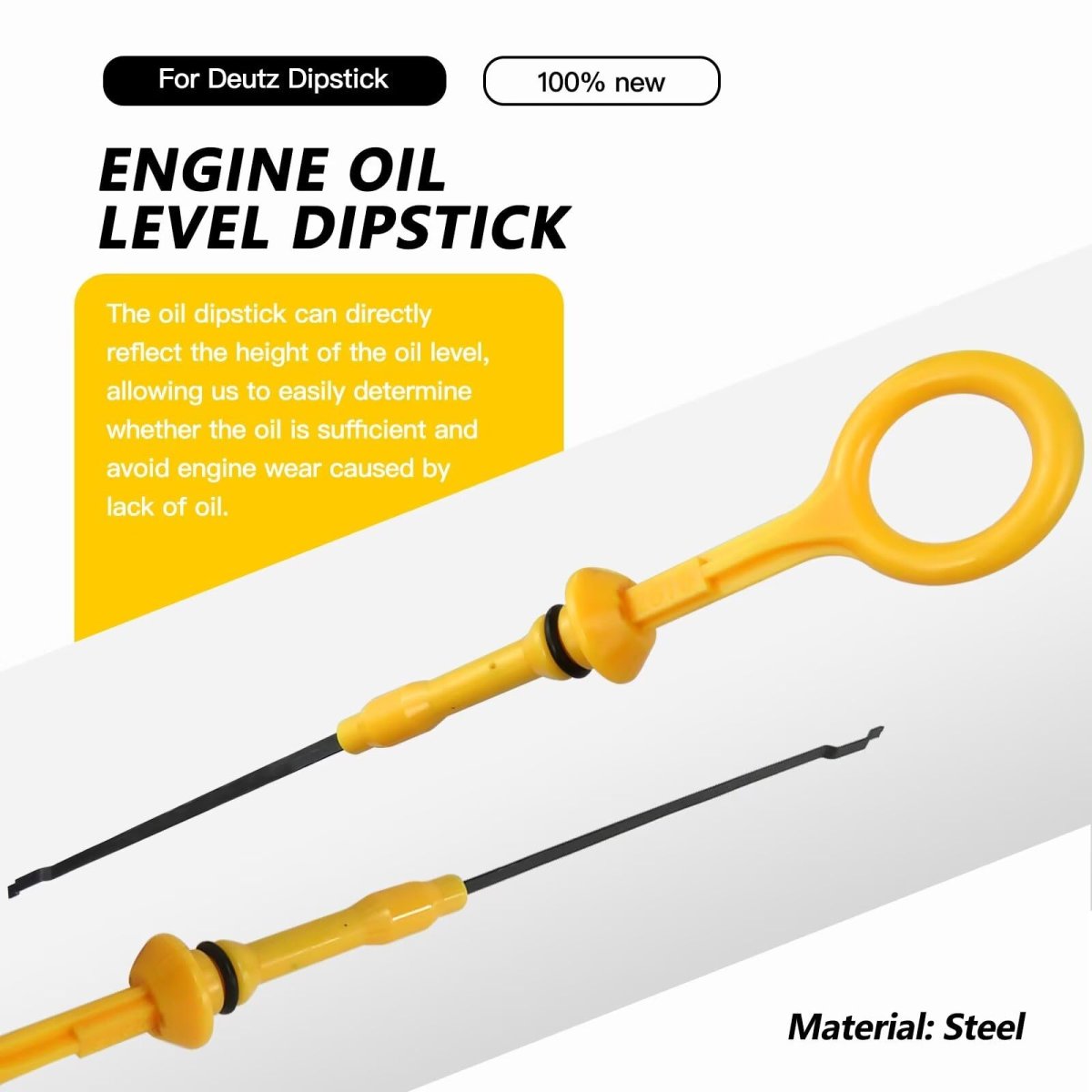 Version Oil Dipstick For Deutz 04272815 1011 2011 4 Cylinder Easy Installation