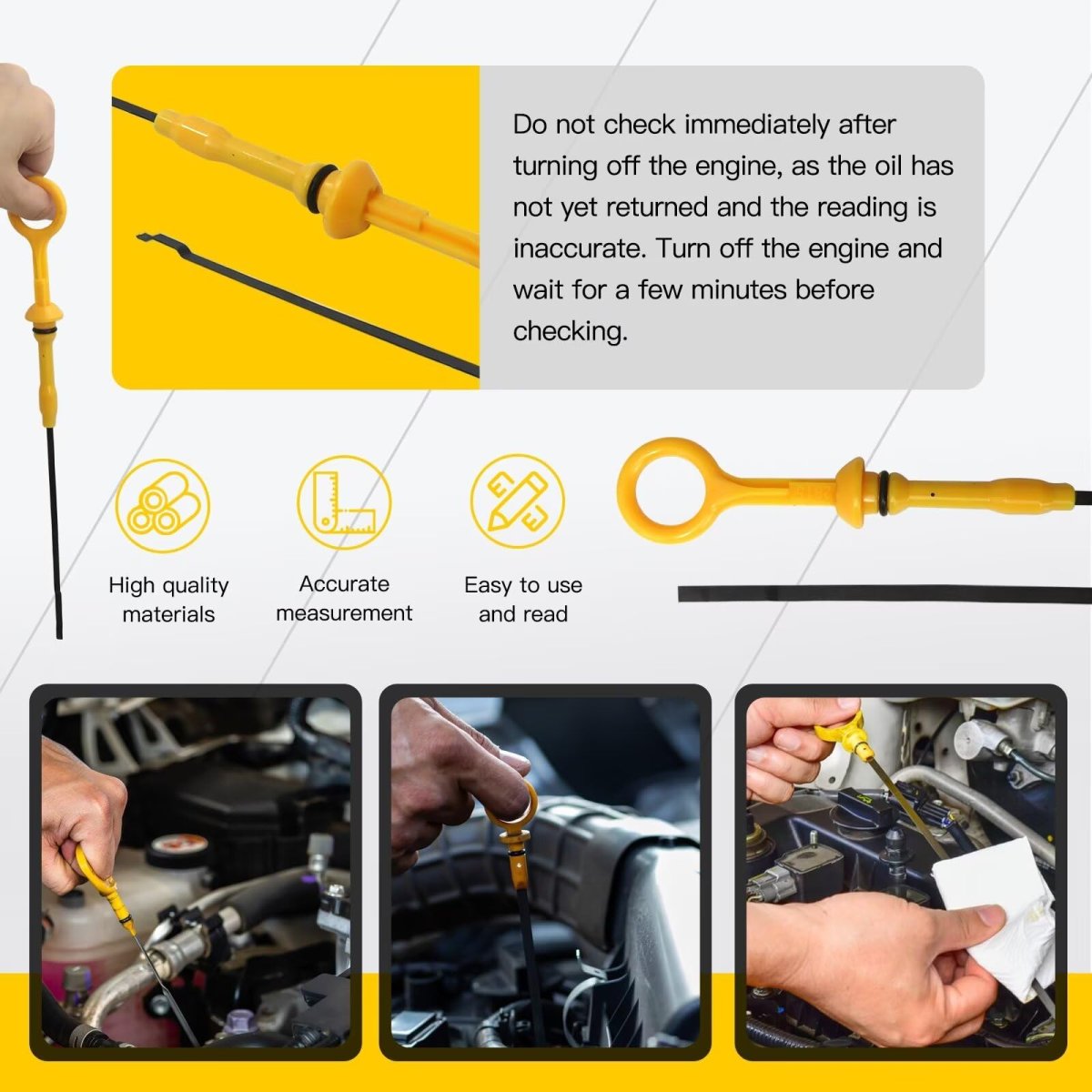 Version Oil Dipstick For Deutz 04272815 1011 2011 4 Cylinder Easy Installation