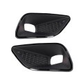 Fog Light Bezel Pair For Jeep Cherokee 2019 2020 2021 2022 Front Driver And Passenger Side Black Ch1038245 Ch1039245 