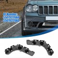 X Autohaux 1 Pair Front Left Right Side Bumper Cover Bracket No 55079228ad 55079229ad For Jeep Grand Cherokee 2011-2013