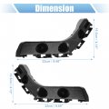 X Autohaux 1 Pair Front Left Right Side Bumper Cover Bracket No 55079228ad 55079229ad For Jeep Grand Cherokee 2011-2013