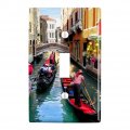 Venice Italy Gondolas Canals Plastic Wall Decor Toggle Light Switch Plate Cover 