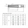 6pcs 1 50 Conical Degree Sharp Manual Pin Taper Shank Hand Reamer 3 4 5 6 8 10mm