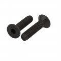 Uxcella 8pcs M6x25mm Flat Countersunk Head Hex Socket Left Hand Thread Bolt Din7991