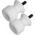 Pro-tek Swing Arm Spools Sliders Made For 2003 2004 2005 2006 2007 Mz Mz1000s Motorad 8mm With White Acetal Pucks White 