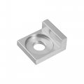 X Autohaux 4pcs 12mm Universal Dia Hole Chain Adjuster Block Tensioner Silver Tone Metal For Motorcycle