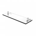 Allied Brass Ma-1 16 Mambo Inch Vanity Beveled Edges Glass Shelf Matte White 