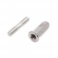 Uxcell 20pcs 6mm Thread Dia Motorcycle Exhaust Pipe Muffler Screw Bolt Nut For Gy6 125