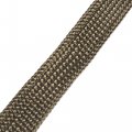 X Autohaux Fiberglass Heat Wire Shield Sleeve High Temp Adjustable 10ft 10mm 3 8 Titanium Tone For Car Loom Protection