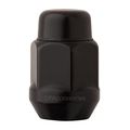 Dpaccessories Lcb3c2he2bk04020 20 Black 1 2-20 Closed End Bulge Acorn Lug Nuts Cone Seat 13 16 Hex Wheel Nut 