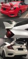 Jdm Ctr T-r 3 Pieces Style Rear Trunk Spoiler Wing Compatible With 2016-2021 10th Gen Honda Civic Sedan
