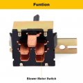 Ocpty Blower Motor Switch Replacement Parts Fits For Chevrolet Dodge Gmc Isuzu Jeep Oldsmobile Pickup Truck Replace 16230771