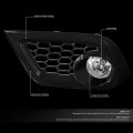 Auto Dynasty Pair Oe Style Clear Lens Front Driving Fog Light Lamps W Bezel Switch Compatible With Toyota Scion Corolla Im