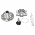 Front Rear Wheel Hub Kit 29596151 For Audi A6 A8 Quattro R8 And S8 Includes Bearing Studs Snap Ring Axle Nut 1 Pack
