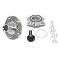 Front Rear Wheel Hub Kit 29596151 For Audi A6 A8 Quattro R8 And S8 Includes Bearing Studs Snap Ring Axle Nut 1 Pack