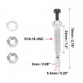 X Autohaux 10pcs Adjustable Door Pin Switch Car Auto Engine Trunk Bonnet Alarm Security Hood Screw Universal