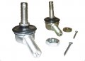 Tie Rod End Kit For Kawasaki Prairie 300 400 650 700 And Brute Force Replaces 39112-1083 39112-1085 Aluminum Housing With Rust 