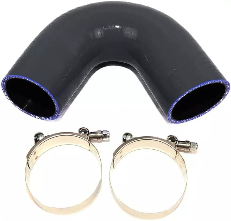 90 Degree 4 Ply Silicone Elbow Hose Intake Intercooler Pipe Coupler T Clamps 2 51mm With