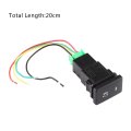 12v 4 Wire Car Foglight Switch Fog Light On-off Button For Yellow Indicator