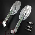 Httmt Mt027a Ttt004- Led Turn Signal Running Mirrors Compatible With Cbr 600 900 929 954 1000 Rr Oval Shape