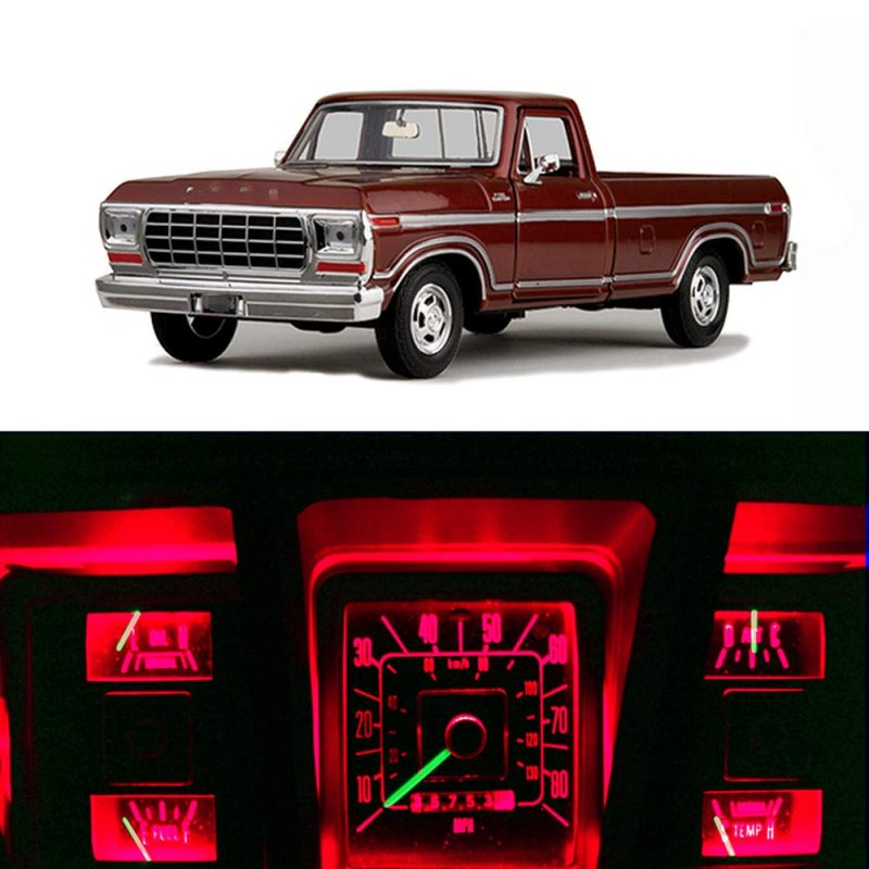 Wljh Super Bright Red Dashboard Instrument Cluster Panel Gauge Lights Backlighting Indicator Lamp Bulb Full Led Dash Light Kit