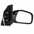 Ocpty Black Right Side Mirror Fit For 2003-2008 Toyota Corolla Smooth Glass Non-folding Non-heated