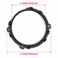 Kuafu Pair 7 Inch Headlight Mount Bracket Ring Compatible With 97 06 Jeep Tj Wrangler Headlamp Mounting Retaining 1 Black