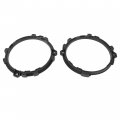 Kuafu Pair 7 Inch Headlight Mount Bracket Ring Compatible With 97 06 Jeep Tj Wrangler Headlamp Mounting Retaining 1 Black