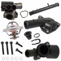 Bapmic 075121113d Engine Coolant Thermostat Housing Kit For Volkswagen Golf Jetta Passat Corrado Eurvan
