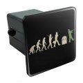 Zombielution Evolution Tow Trailer Hitch Cover Plug Insert For 2 In Receivers Black Abs Plastic With Uv Resistant Resin Design